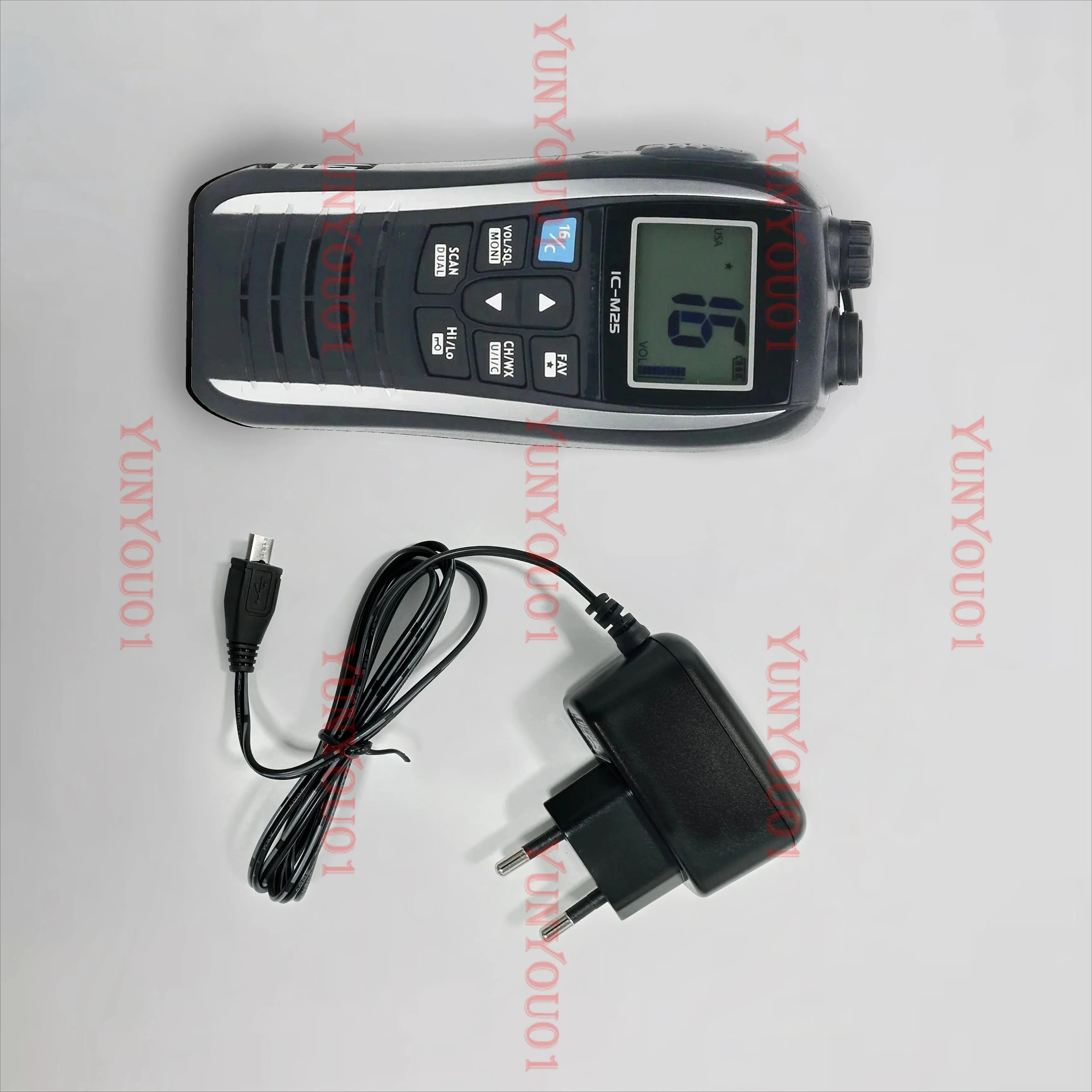 IC-M25 Marine Radio IC M25 Portable VHF Handheld Transceiver Walkie Talkie
IC-M25 Marine Radio IC M25 Portable VHF Handheld Transceiver Walkie Talkie