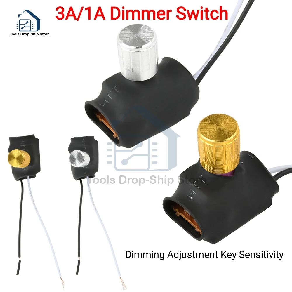 DC175-250V 1A/3A Table Lamp Omni-directional Dimming Rotary Switch for Table Lamp Incandescent Lamp Wall Lamp Switch Dimming
DC175-250V 1A/3A Table Lamp Omni-directional Dimming Rotary Switch for Table Lamp Incandescent Lamp Wall Lamp Switch Dimming