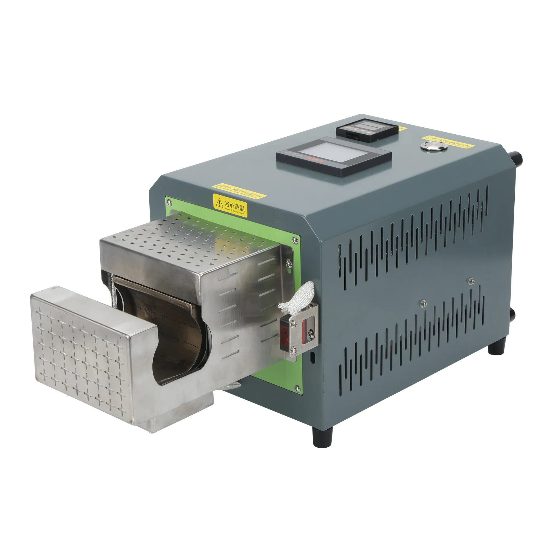 Electric intelligent hot air shrinkage heat shrinkage tube machine
Electric intelligent hot air shrinkage heat shrinkage tube machine