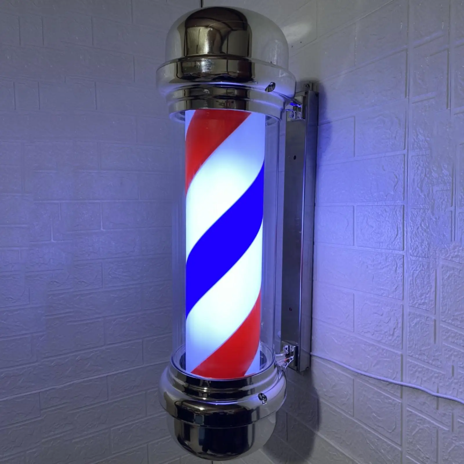 Waterproof Barber Pole LED Light Rotating Hair Salon Shop Sign Stripes for Indoor
Waterproof Barber Pole LED Light Rotating Hair Salon Shop Sign Stripes for Indoor