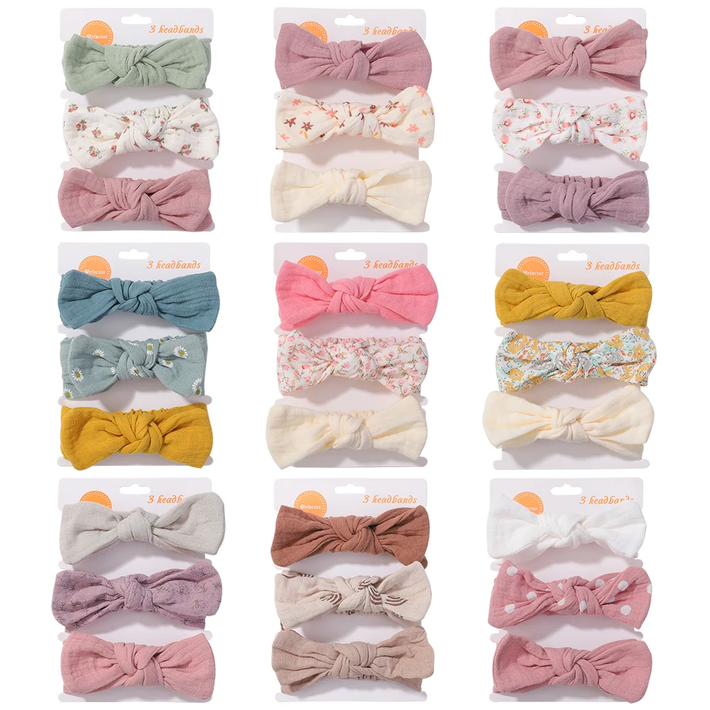 Cute Printed Bow Knot Wrap Headband for Baby Girls, Thick and Soft Hairband, Toddlers Headwear, Newborn Hair Accessories, 3Pcs
Cute Printed Bow Knot Wrap Headband for Baby Girls, Thick and Soft Hairband, Toddlers Headwear, Newborn Hair Accessories, 3Pcs