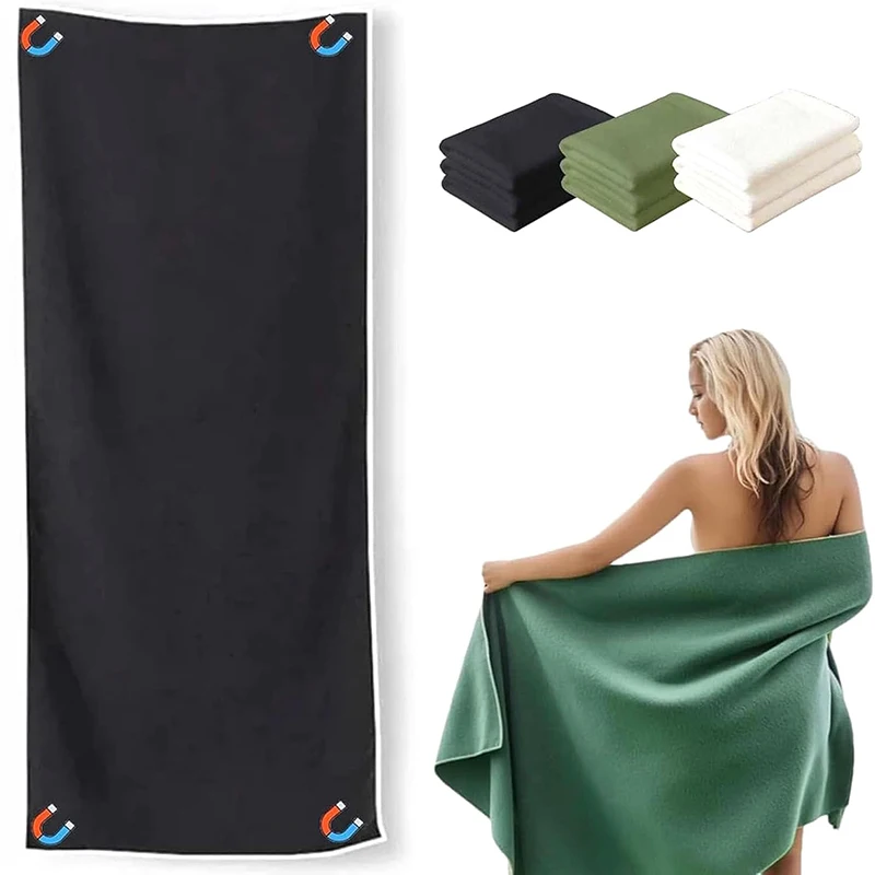 Outdoor Magnetic Bath Towel Quick-Dry Sand-Resistant Beach Towel With Magnetic Closure For Travel, Swimming, Pool, Yoga, Hiking
Outdoor Magnetic Bath Towel Quick-Dry Sand-Resistant Beach Towel With Magnetic Closure For Travel, Swimming, Pool, Yoga, Hiking