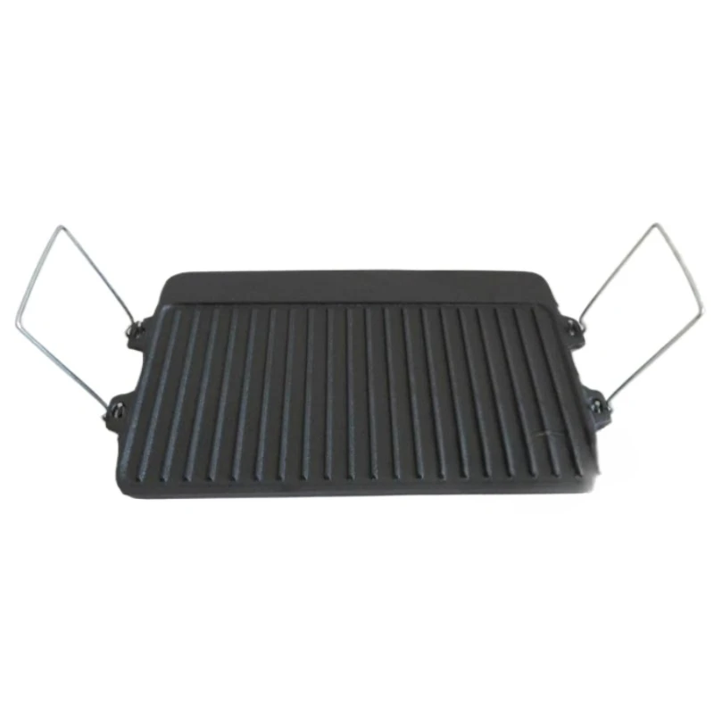 *Double-sided Cast Iron Grill Plate Uncoated Non-stick Thickened Pig Iron Grill Plate Teppanyaki Grill
*Double-sided Cast Iron Grill Plate Uncoated Non-stick Thickened Pig Iron Grill Plate Teppanyaki Grill