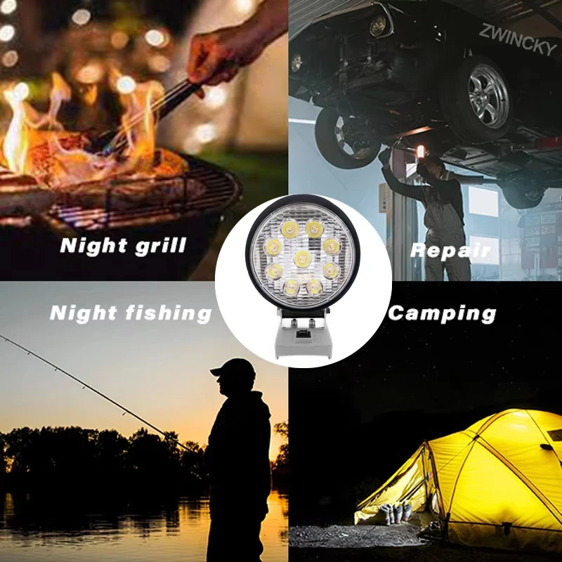 Portable LED Work Lights For Dewalt 18V 20V Lithium Battery, Outdoor Jobsite Flashlight Emergency Lights Camping Lighting Tools
Portable LED Work Lights For Dewalt 18V 20V Lithium Battery, Outdoor Jobsite Flashlight Emergency Lights Camping Lighting Tools