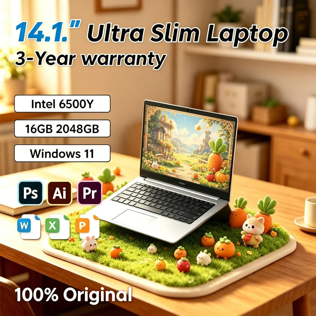 2026 Arcane Nimble Portable 14.1 Inch Laptop Intel 6500Y 32GB RAM 2TB SSD 5000mAh Windows 11 Fingerprint Unlock Prestige Bureau
2026 Arcane Nimble Portable 14.1 Inch Laptop Intel 6500Y 32GB RAM 2TB SSD 5000mAh Windows 11 Fingerprint Unlock Prestige Bureau