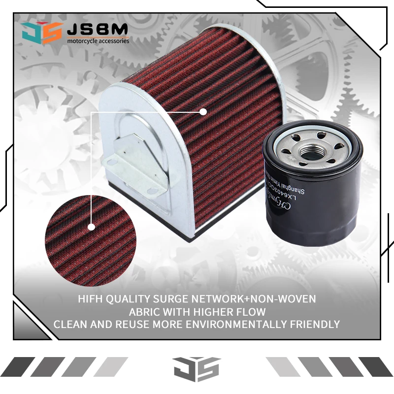 JSBM Motorcycle Accessories High Flow Air Filter Oil Filters For For Loncin VOGE 525R DS 525X 525AC 525DS 525DSX 525 R X AC DS
JSBM Motorcycle Accessories High Flow Air Filter Oil Filters For For Loncin VOGE 525R DS 525X 525AC 525DS 525DSX 525 R X AC DS