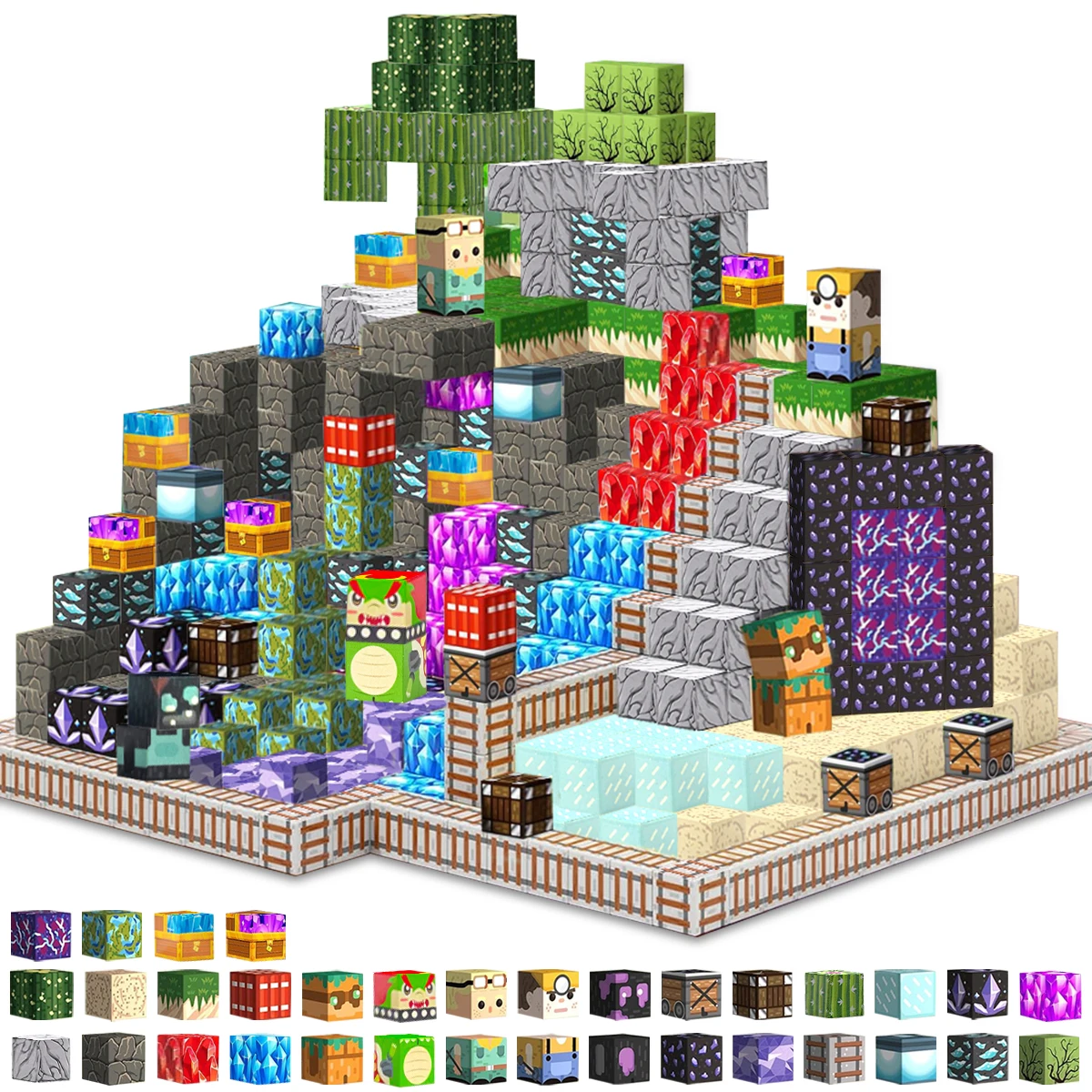 Magnetic Building Block Desert Treasure Hunt For Kids Boys Girls Ages 3+ Magnet Cube Set STEM Montessori Sensory Convenient Toy
Magnetic Building Block Desert Treasure Hunt For Kids Boys Girls Ages 3+ Magnet Cube Set STEM Montessori Sensory Convenient Toy