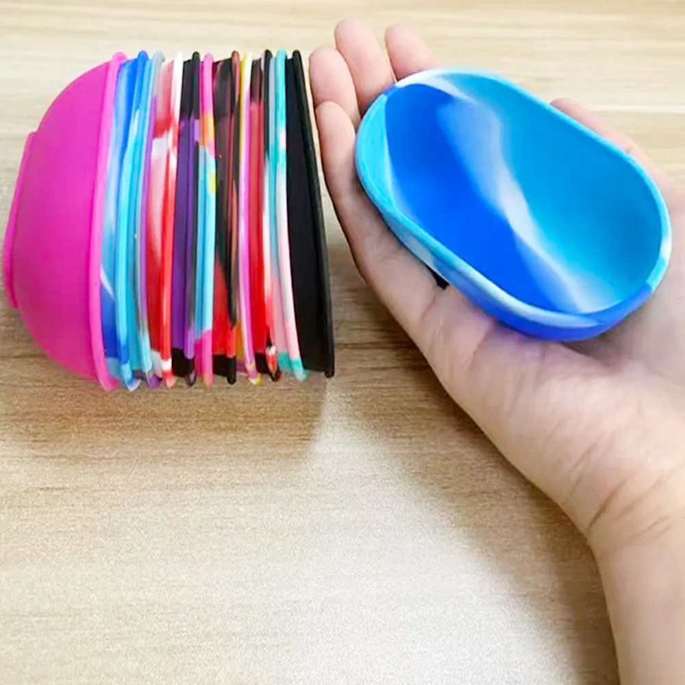 88*60mm Silicone Bowl Boat Shape Guard Deformable And Durable Container Smoking Smoke Accessories Kitchen Storage Box
88*60mm Silicone Bowl Boat Shape Guard Deformable And Durable Container Smoking Smoke Accessories Kitchen Storage Box