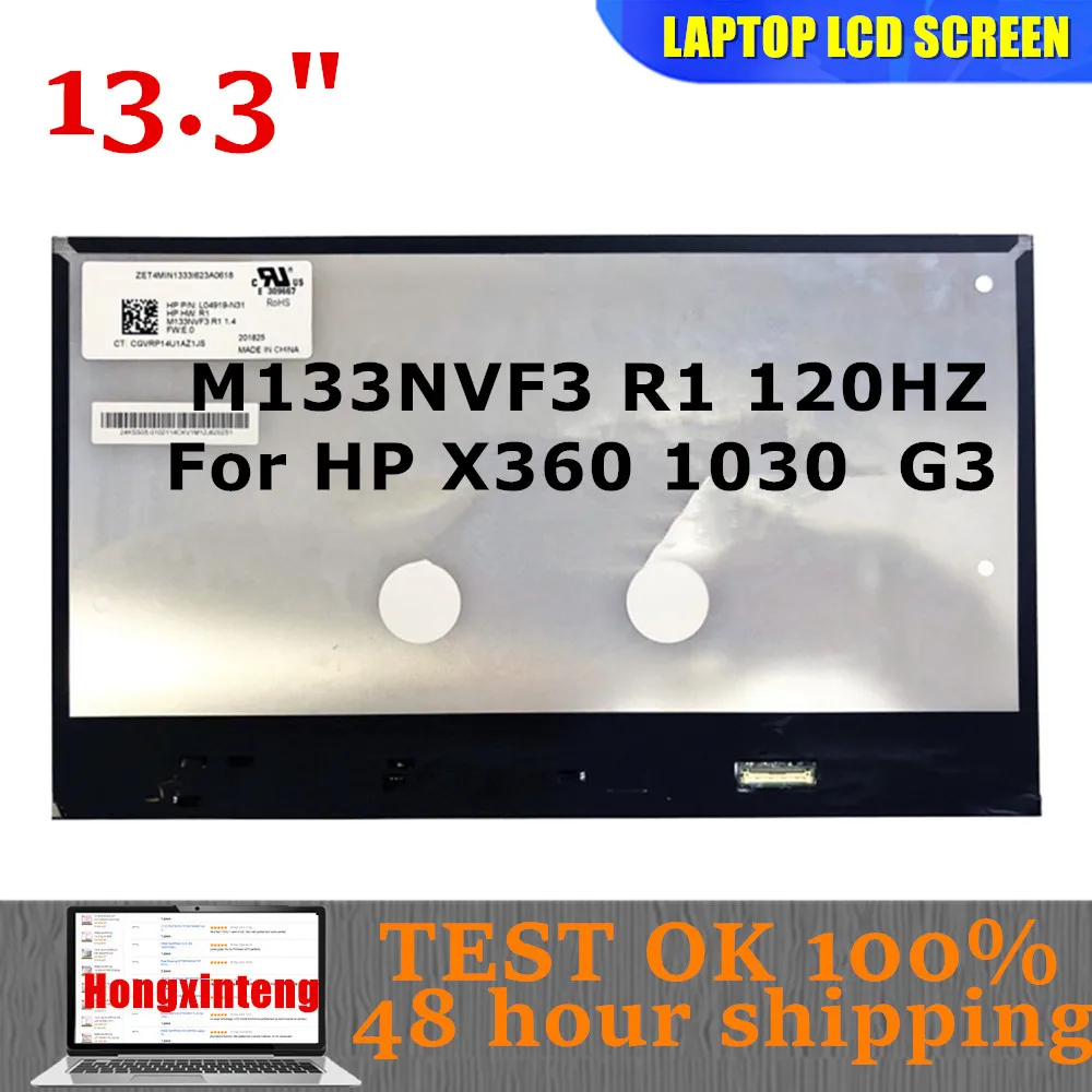 Оригинальный 13,3-дюймовый ЖК-экран для ноутбука HP X360 1030 G3 M133NVF3 R1, 1920X1080, 120 Гц, 40 контактов, замена WLED, NON-TOUCH
Оригинальный 13,3-дюймовый ЖК-экран для ноутбука HP X360 1030 G3 M133NVF3 R1, 1920X1080, 120 Гц, 40 контактов, замена WLED, NON-TOUCH