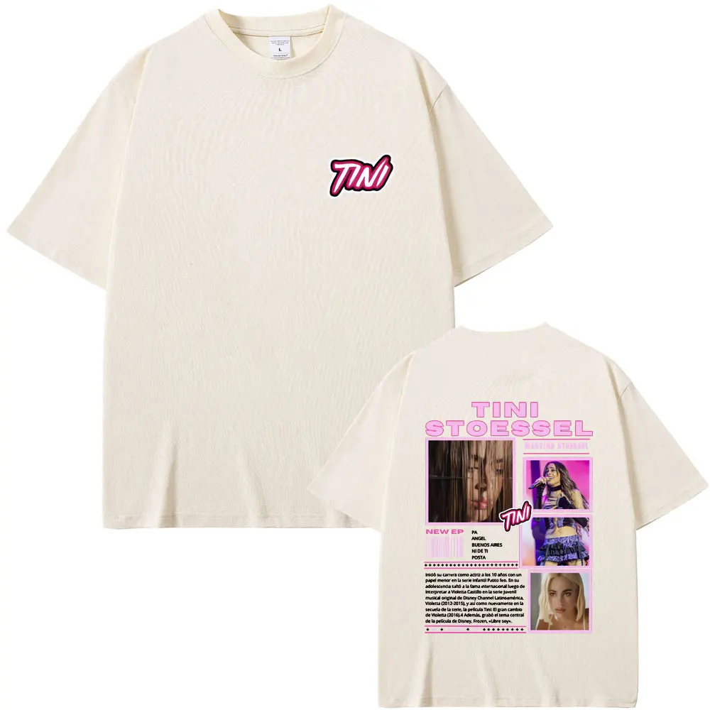 Singer TINI TINI 2025 Graphic T Shirts Men Women Fashion Casual Oversized T-shirts Unisex Comfort Cotton Short Sleeve T-shirt
Singer TINI TINI 2025 Graphic T Shirts Men Women Fashion Casual Oversized T-shirts Unisex Comfort Cotton Short Sleeve T-shirt