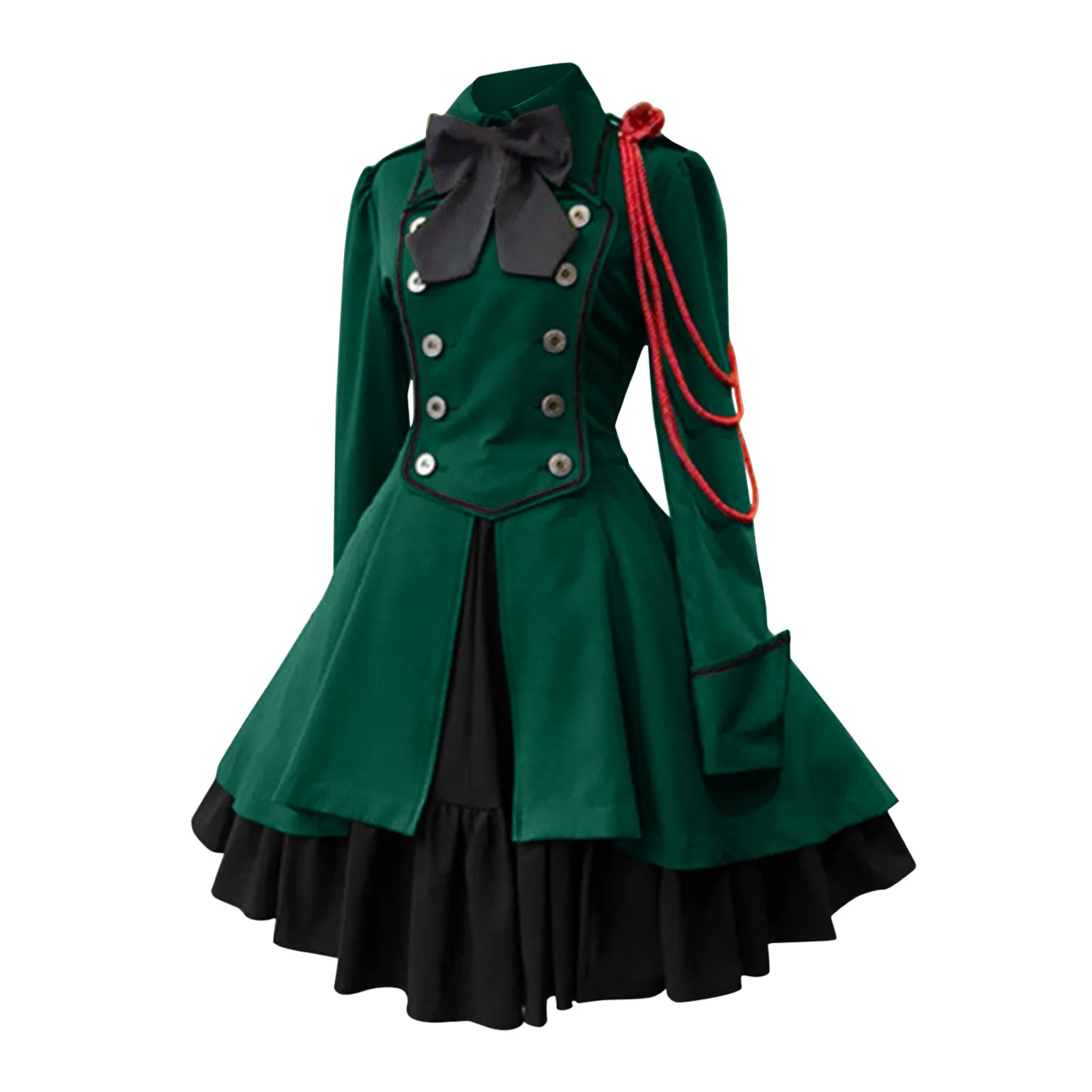 2025HalloweenAnime Exhibition Cosplay Costume Bow Decoration Long Sleeved Ruffled Captain Cosplay Costume Set for Festivals
2025HalloweenAnime Exhibition Cosplay Costume Bow Decoration Long Sleeved Ruffled Captain Cosplay Costume Set for Festivals