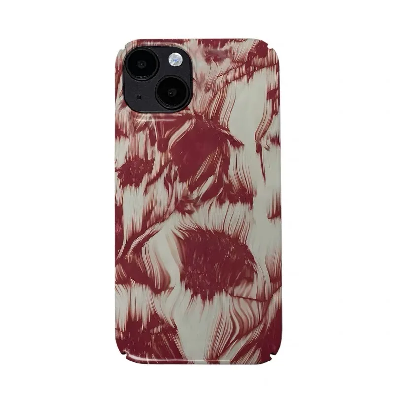 Ins Korean Blood Red Blurred Flower Case for IPHONE 17 16 ProMax 15 14Plus 13 12 MINI 11PRO 16Plus XR XS MAX Acrylic Phone Cover 
Ins Korean Blood Red Blurred Flower Case for IPHONE 17 16 ProMax 15 14Plus 13 12 MINI 11PRO 16Plus XR XS MAX Acrylic Phone Cover