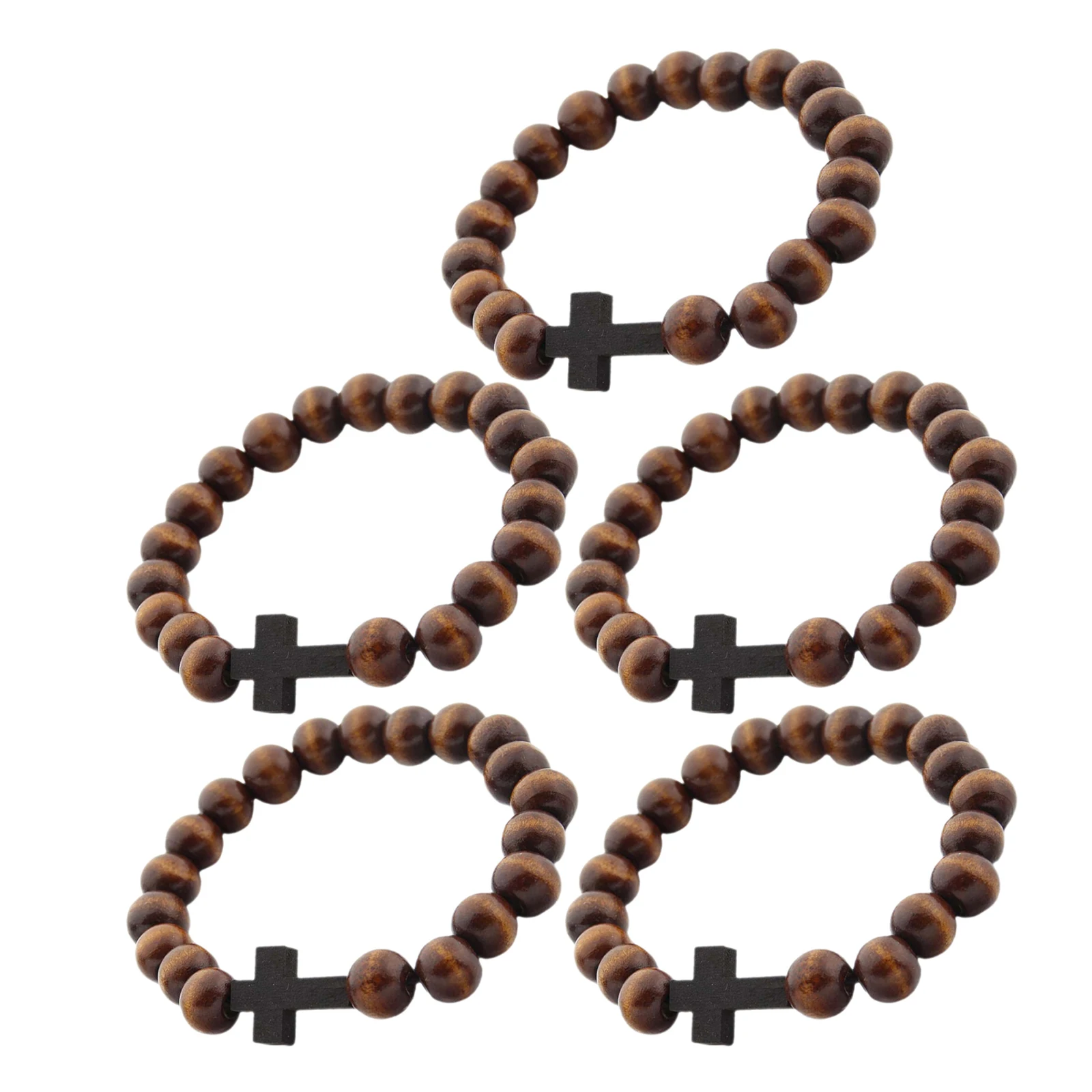 5Pcs Wood Stretch Bracelet Handcrafted Cross Catholic Prayer Religious Faith Christian Cross Jewelry Men Women
5Pcs Wood Stretch Bracelet Handcrafted Cross Catholic Prayer Religious Faith Christian Cross Jewelry Men Women