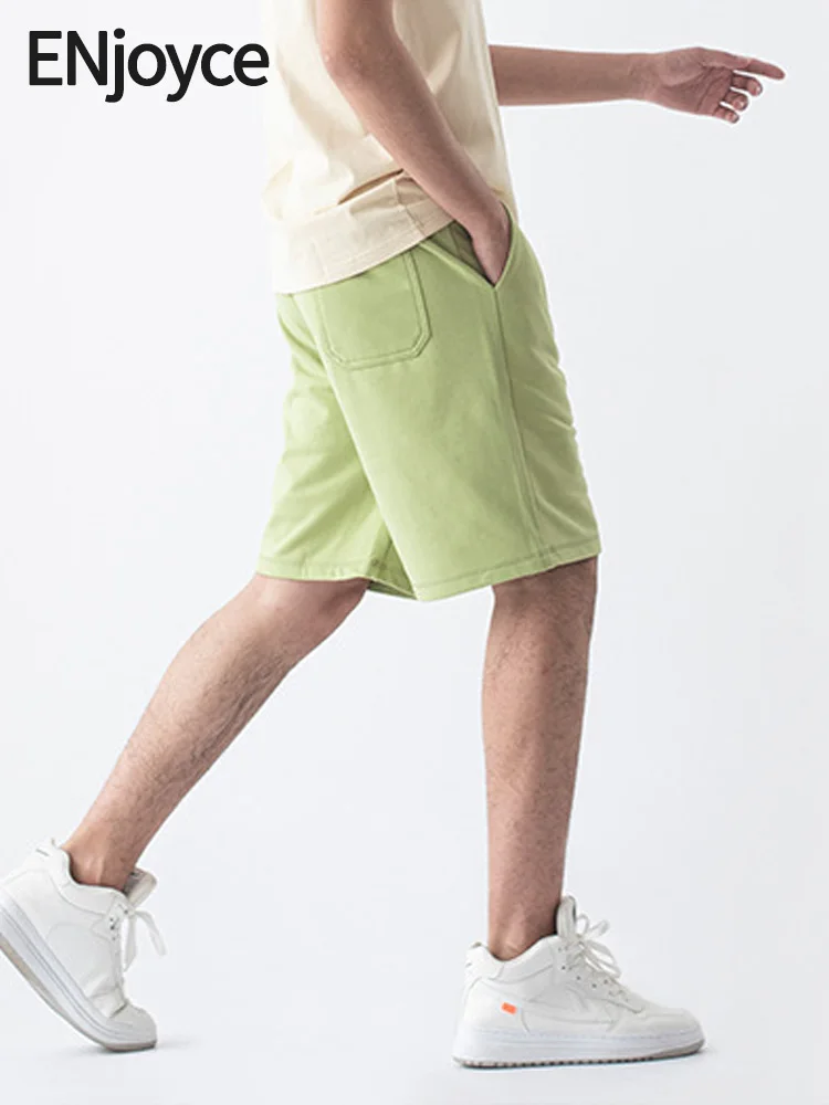 ENjoyce Summer Men Sports Cotton Shorts Male Outdoor Casual Elastic Waistband Short Sweatpants for Daily Running Gym Fitness
ENjoyce Summer Men Sports Cotton Shorts Male Outdoor Casual Elastic Waistband Short Sweatpants for Daily Running Gym Fitness