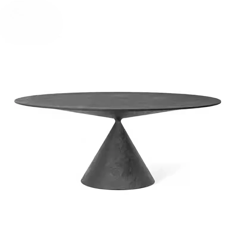 Personalized and creative simple light luxury high-end round table designer hourglass dining room funnel dining room
Personalized and creative simple light luxury high-end round table designer hourglass dining room funnel dining room