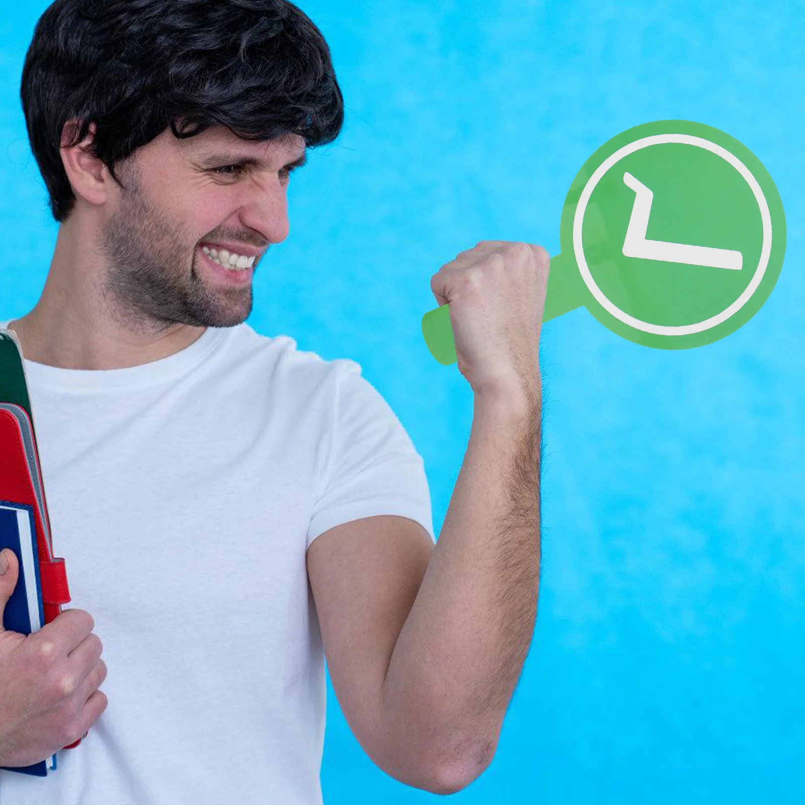 2Pcs Reusable Double Sided Voting Paddles Bright Color Large Font Classroom Answer Tools for Teacher Student Interaction
2Pcs Reusable Double Sided Voting Paddles Bright Color Large Font Classroom Answer Tools for Teacher Student Interaction