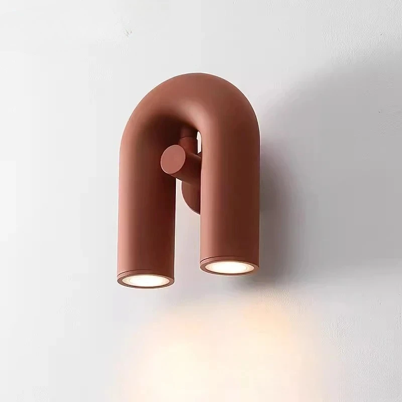Danish designer U-shaped creative Nordic minimalist living room background wall, bedroom headboard LED dual head wall light
Danish designer U-shaped creative Nordic minimalist living room background wall, bedroom headboard LED dual head wall light
