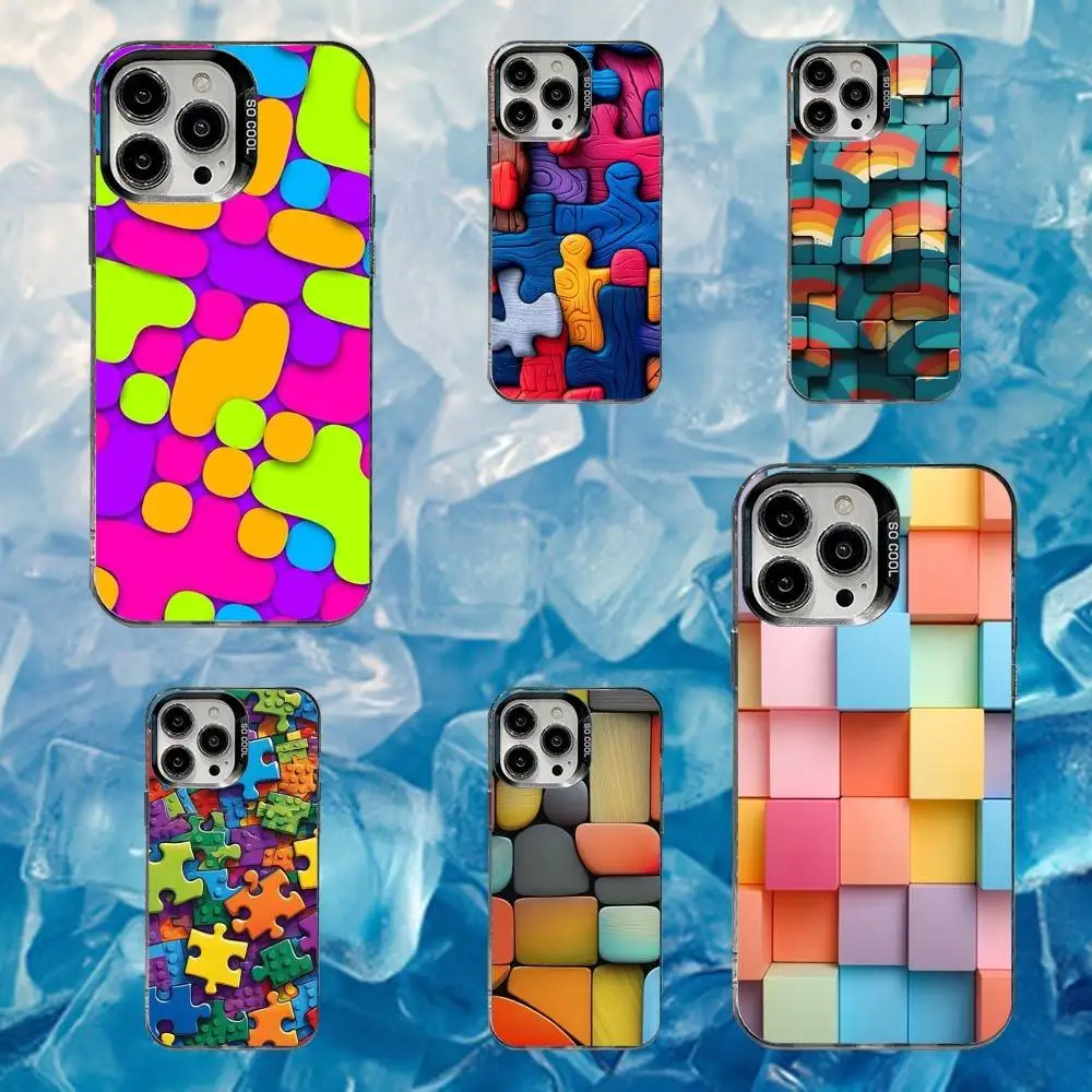 3D Colorful Block Phone Case For iPhone 16,15,14,13,12,11,Mini,Pro,SE,MAX White Matte Shockproof Cover
3D Colorful Block Phone Case For iPhone 16,15,14,13,12,11,Mini,Pro,SE,MAX White Matte Shockproof Cover