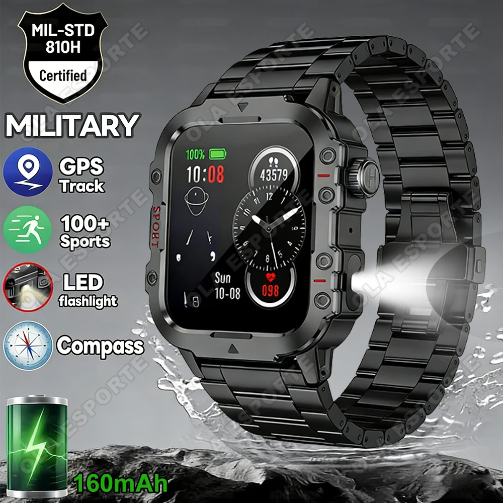 Новые военные смарт-часы 2026 года для мужчин: компас, фитнес-трекер, AMOLED HD-дисплей, звонки по Bluetooth, для Android и iOS
Новые военные смарт-часы 2026 года для мужчин: компас, фитнес-трекер, AMOLED HD-дисплей, звонки по Bluetooth, для Android и iOS