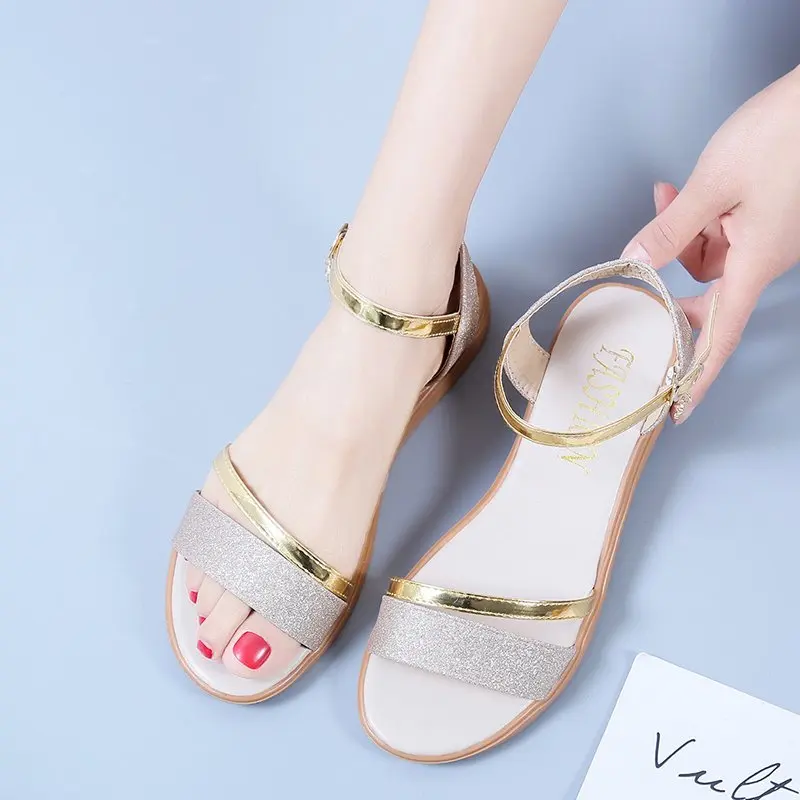 2024 Women's Sandals Luxury Ladies Sandals Ankle Low-heeled Party Open Toe Shoes
2024 Women's Sandals Luxury Ladies Sandals Ankle Low-heeled Party Open Toe Shoes