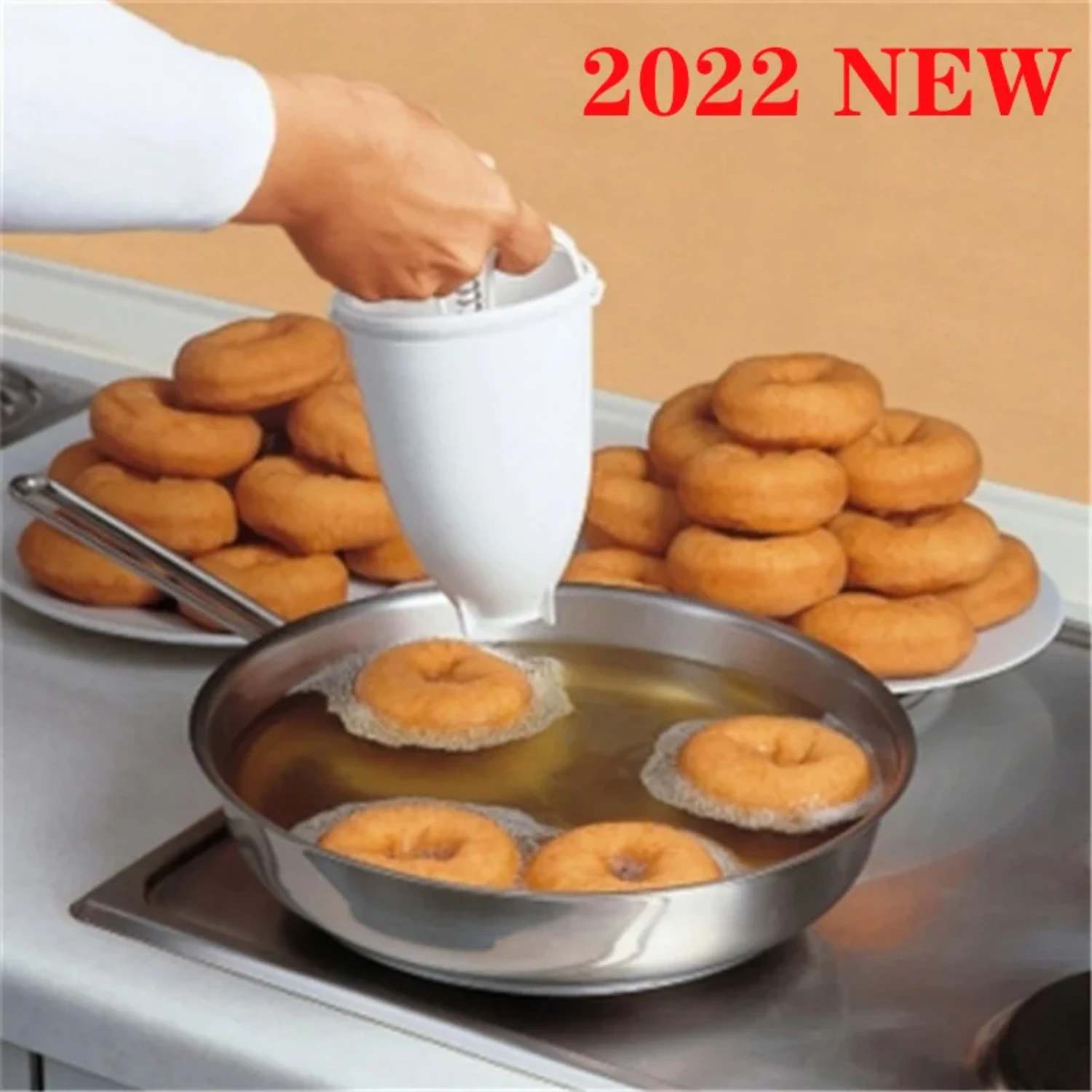 Donut Maker Dispenser Donut Making Artifact Creative Dessert Mold DIY Confectionery Pastry Baking Tools Kitchen Gadget Bakeware
Donut Maker Dispenser Donut Making Artifact Creative Dessert Mold DIY Confectionery Pastry Baking Tools Kitchen Gadget Bakeware