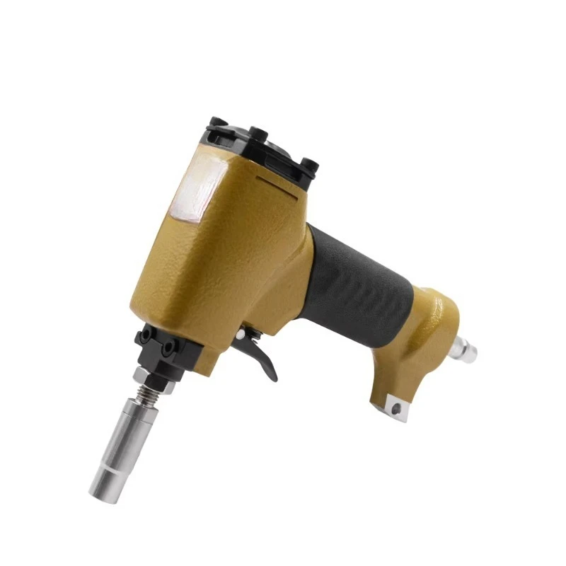 T1170 11.7 mm pneumatic decorative stapler sofa furniture salesperson with aluminum material and coil studs
T1170 11.7 mm pneumatic decorative stapler sofa furniture salesperson with aluminum material and coil studs