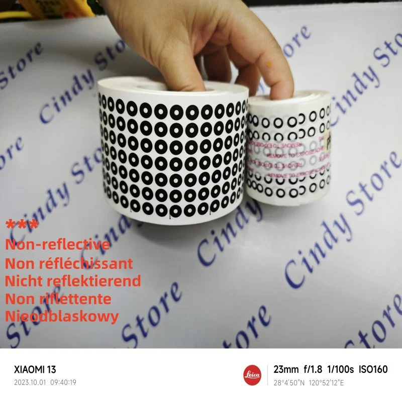 Gom 3D-сканирующая точка маркировки Фотосканер Маркировочная точка копировального аппарата Маркировочная точка
Gom 3D-сканирующая точка маркировки Фотосканер Маркировочная точка копировального аппарата Маркировочная точка