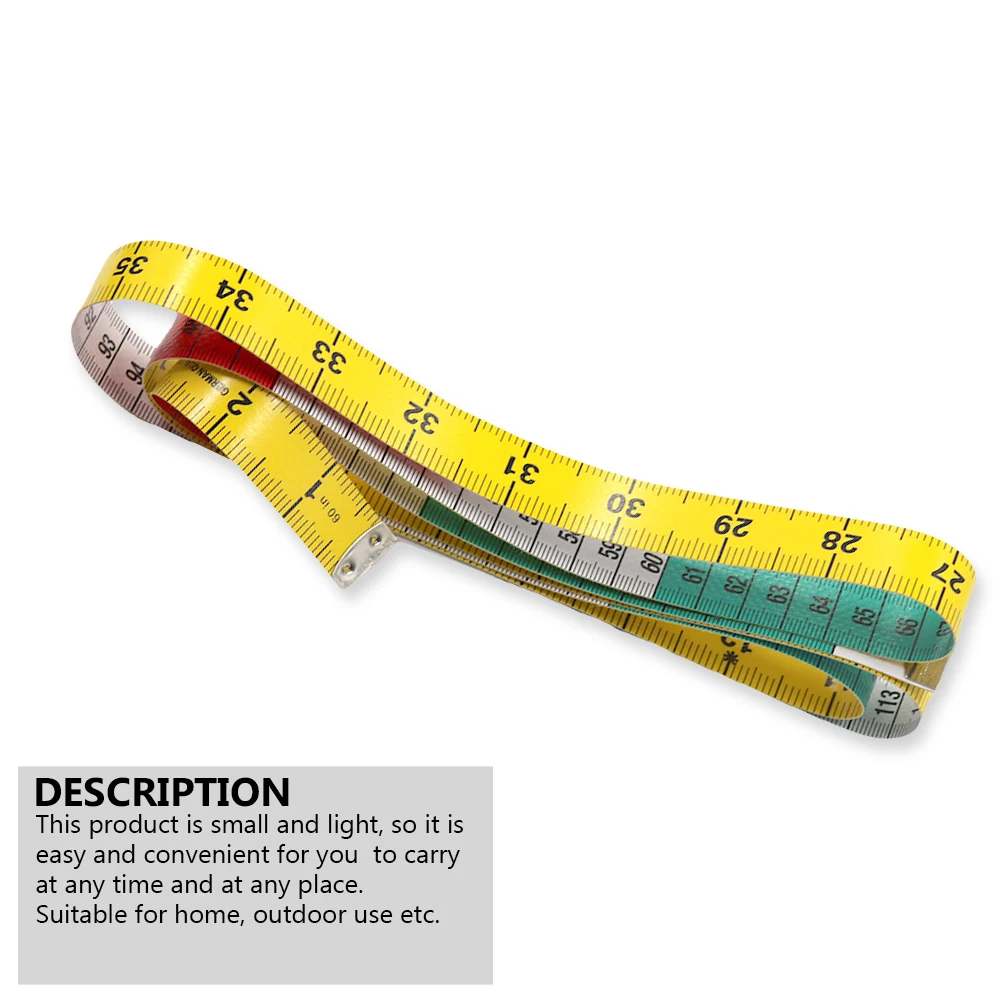 3 Pieces Nano Measuring Tape 150cm Tape Measure Tool Colorful Ruler Portable Tapeline High Precision Home Tool Flexible
3 Pieces Nano Measuring Tape 150cm Tape Measure Tool Colorful Ruler Portable Tapeline High Precision Home Tool Flexible