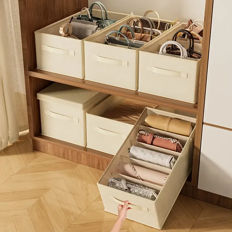 Корзина для хранения сумочек, органайзер для гардероба, отдельный ящик для хранения одежды большой емкости, гардеробная сумка, пыленепроницаемая корзина
Корзина для хранения сумочек, органайзер для гардероба, отдельный ящик для хранения одежды большой емкости, гардеробная сумка, пыленепроницаемая корзина