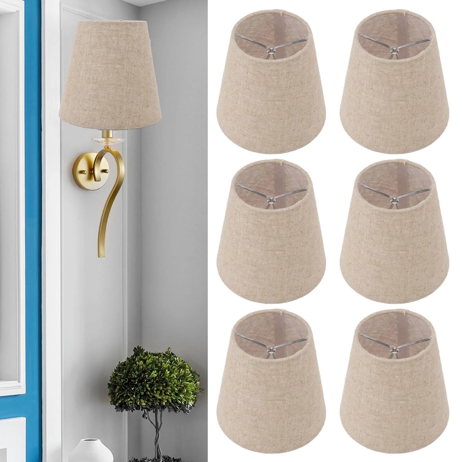 Small Lamp Shade Clip On Drum Linen Fabric Lampshade for Candle Bulbs Lighting Accessories Small Lamp Shade Lamp Shade
Small Lamp Shade Clip On Drum Linen Fabric Lampshade for Candle Bulbs Lighting Accessories Small Lamp Shade Lamp Shade