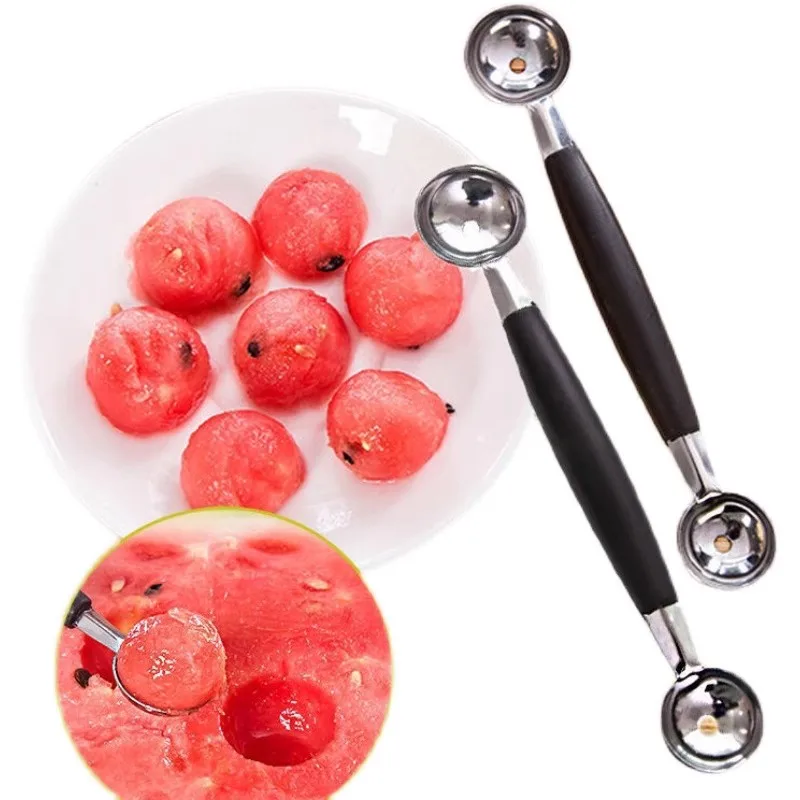 Double-end Stainless Steel Multi Function Fruit Baller Carving Knife Ice Cream Scoop Spoon Fruit Scoop Kitchen gadget cook Tool
Double-end Stainless Steel Multi Function Fruit Baller Carving Knife Ice Cream Scoop Spoon Fruit Scoop Kitchen gadget cook Tool
