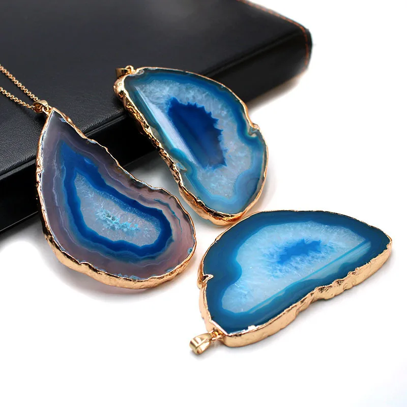 Irregular Colorful Natural Stone Cut Agate Slices Electroplated Edged Single-hole Melon Buckle Pendants DIY Jewelry Accessories
Irregular Colorful Natural Stone Cut Agate Slices Electroplated Edged Single-hole Melon Buckle Pendants DIY Jewelry Accessories
