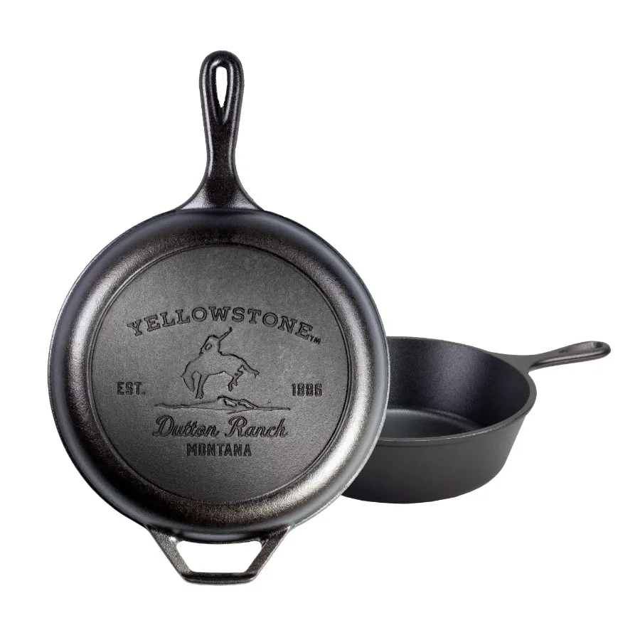 Cast Iron x Yellowstone™ 3.2 Quart Bucking Bronco Combo Cooker 10.25" Diameter
Cast Iron x Yellowstone™ 3.2 Quart Bucking Bronco Combo Cooker 10.25" Diameter