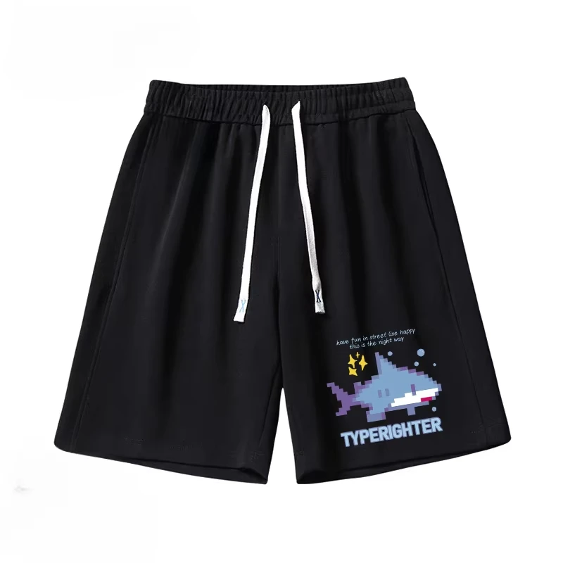 Men's Summer Loose Pants Unisex Pixel Shark Cute Shorts Pure Cotton Loose Casual Sports Couple Five-point Pants
Men's Summer Loose Pants Unisex Pixel Shark Cute Shorts Pure Cotton Loose Casual Sports Couple Five-point Pants