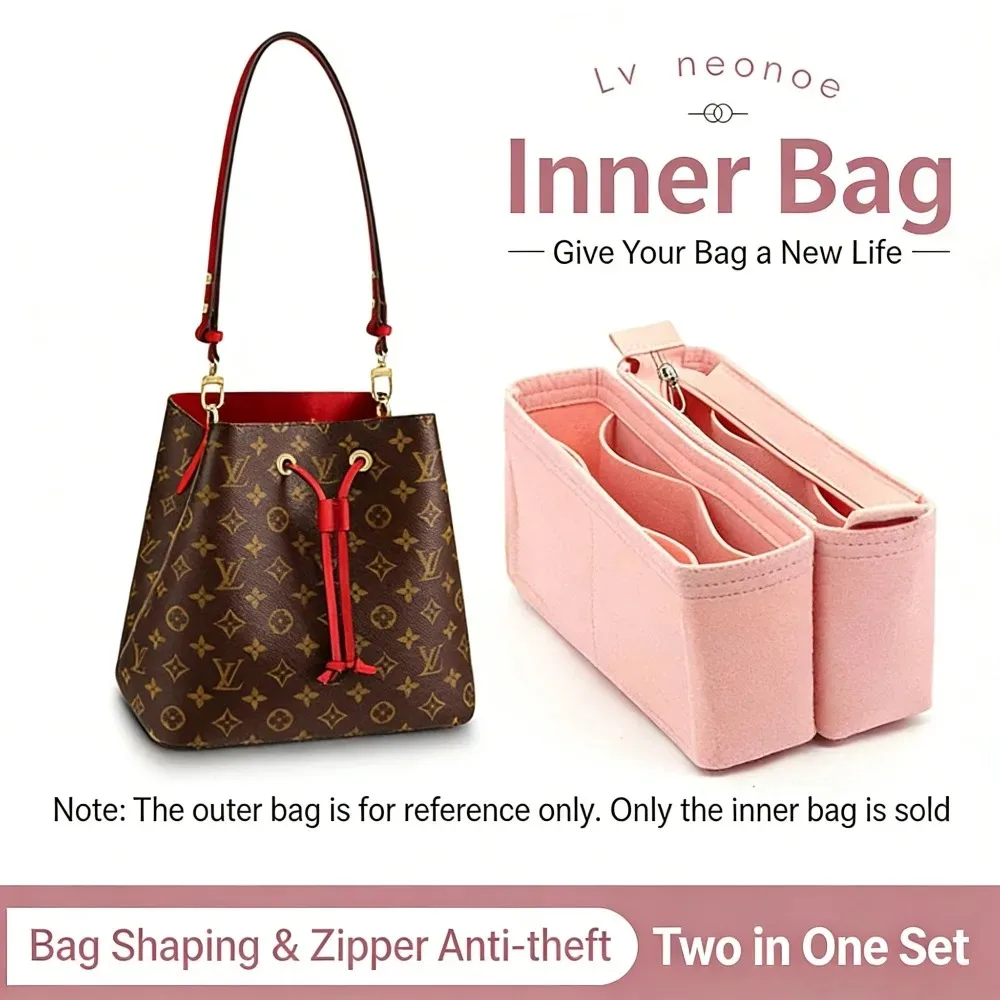 Felt Bag Organizer Insert For Neonoe Bucket Bag Shaper Purse Inner Pouch With Zipper Anti Theft Cosmetic Makeup Storage Bags
Felt Bag Organizer Insert For Neonoe Bucket Bag Shaper Purse Inner Pouch With Zipper Anti Theft Cosmetic Makeup Storage Bags
