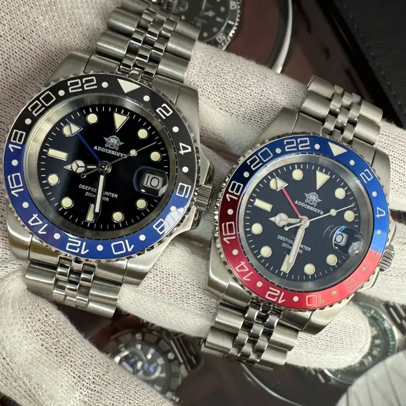 ADDIESDIVE New Men's Watches Top Luxury GMT Quartz Watch For Men Stainless Steel BGW9 Luminous 20Bar Waterproof Classic Watches
ADDIESDIVE New Men's Watches Top Luxury GMT Quartz Watch For Men Stainless Steel BGW9 Luminous 20Bar Waterproof Classic Watches