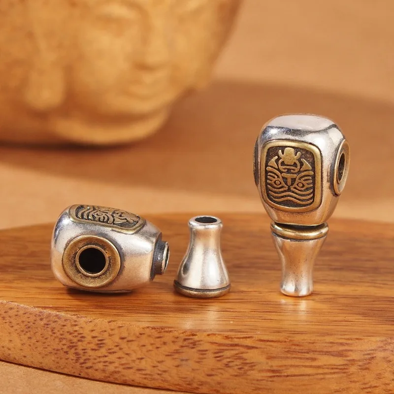 Fine Authentic S925 Thai Silver Zaki Lhamo Three Way Connector Tibetan Wealth Goddess Charm for DIY Handmade Beading Material
Fine Authentic S925 Thai Silver Zaki Lhamo Three Way Connector Tibetan Wealth Goddess Charm for DIY Handmade Beading Material