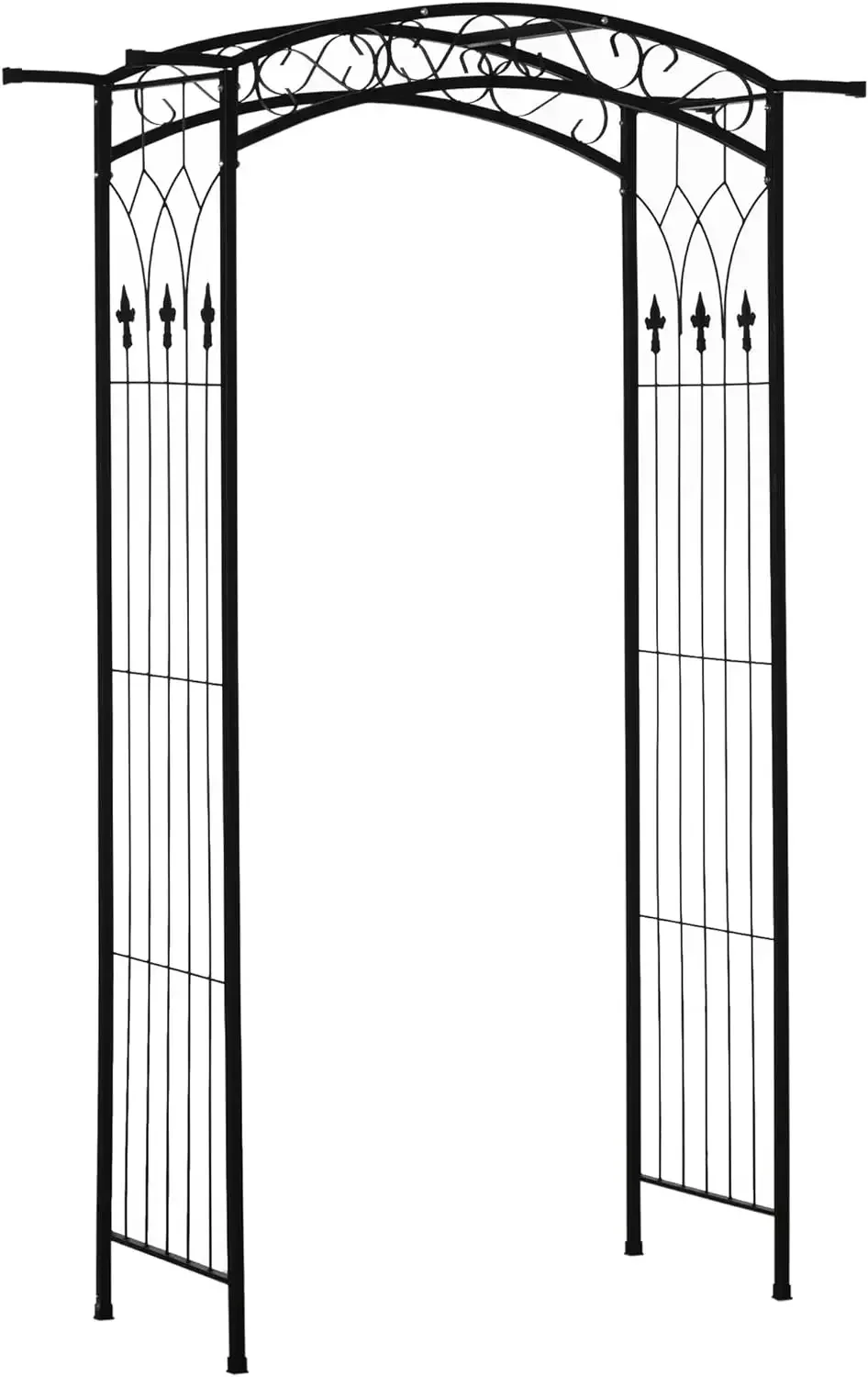 L # Garden Arch Arbor, Metal Arch Trellis For Climbing Vines, Garden Archway For Wedding, Bridal Party, Ceremony
L # Garden Arch Arbor, Metal Arch Trellis For Climbing Vines, Garden Archway For Wedding, Bridal Party, Ceremony