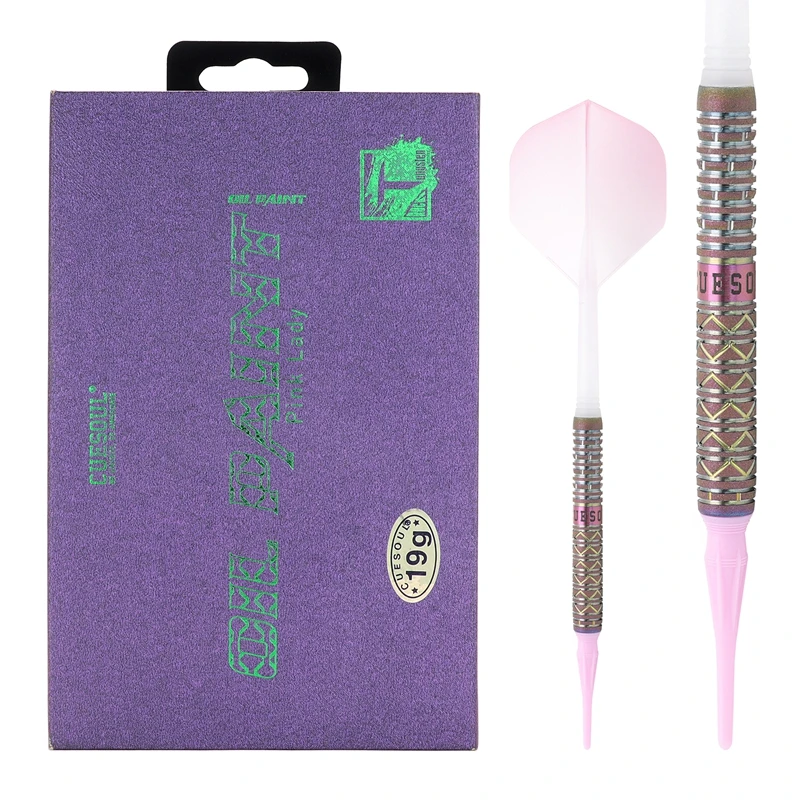 CUESOUL Pink Lady Cocktail with Oil Paint Finished-19g Soft Tip 90% Tungsten Dart Set
CUESOUL Pink Lady Cocktail with Oil Paint Finished-19g Soft Tip 90% Tungsten Dart Set