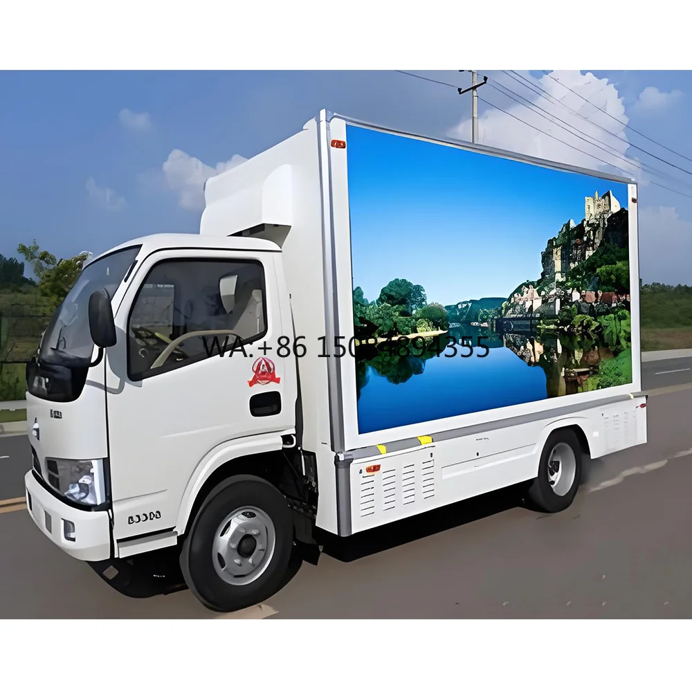 LED Screen P10-P3.33 Outdoor Mobile Advertising Billboard Digital Display Panel High Brightness IP65 Rated 5-Year Warranty
LED Screen P10-P3.33 Outdoor Mobile Advertising Billboard Digital Display Panel High Brightness IP65 Rated 5-Year Warranty