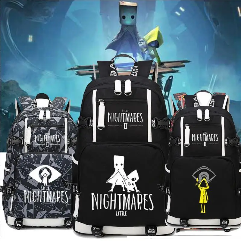 Anime Little Nightmares 2 Mono Backpack Game Related Products Six Nylon Backbag Large Capacity Girls Boys Student School Bag
Anime Little Nightmares 2 Mono Backpack Game Related Products Six Nylon Backbag Large Capacity Girls Boys Student School Bag