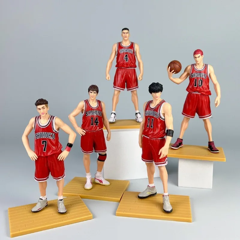 5pcs Slam Dunk Action Figure Anime Sakuragi Hanamichi Hisashi Mitsui Ryota Miyagi Takenori Akagi Figuras Toys 17cm Model Gift
5pcs Slam Dunk Action Figure Anime Sakuragi Hanamichi Hisashi Mitsui Ryota Miyagi Takenori Akagi Figuras Toys 17cm Model Gift