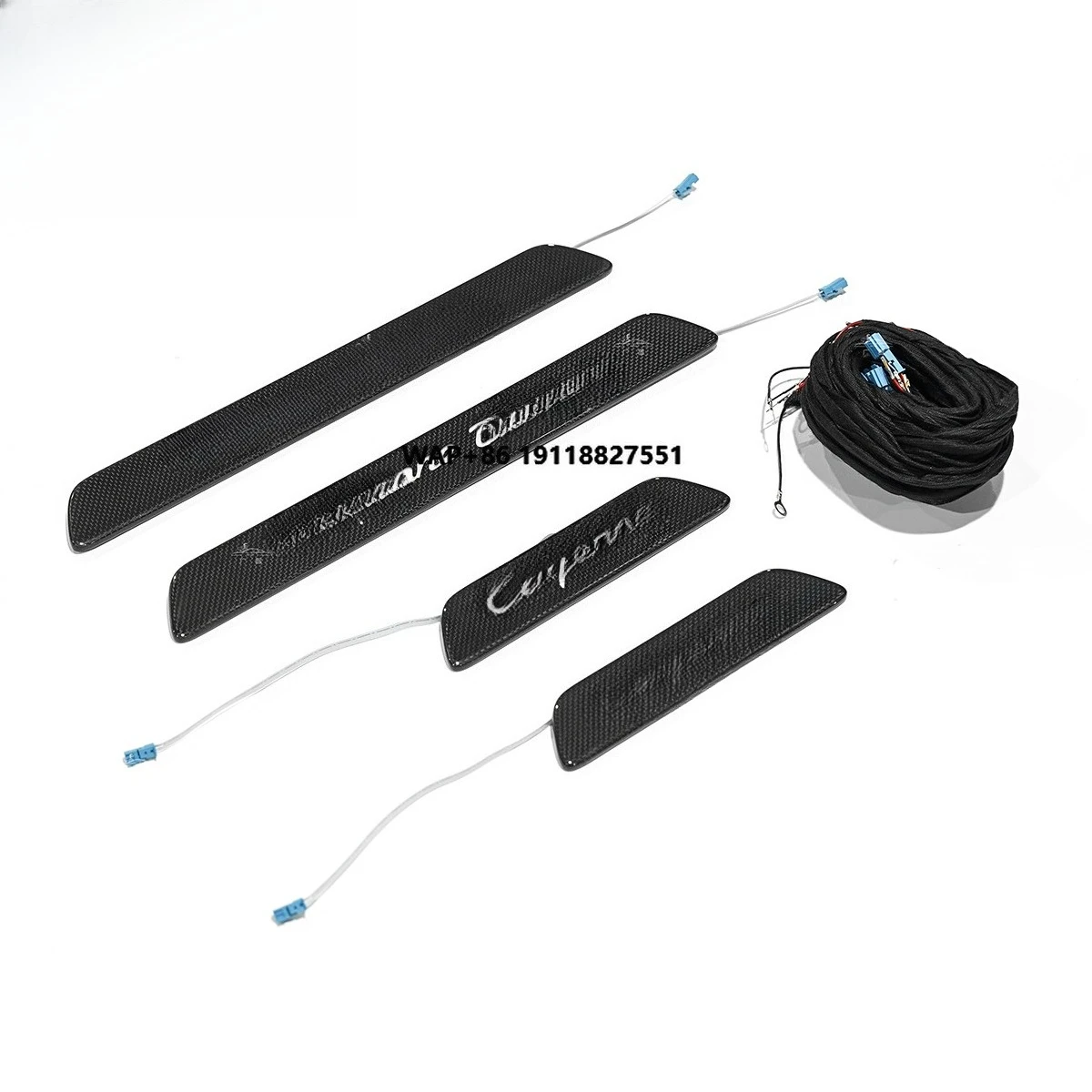 New OEM Car Welcome Door Sill Light Carbon Fiber Pattern Wiring-free Induction Phantom Atmosphere Light for 2018-2023
New OEM Car Welcome Door Sill Light Carbon Fiber Pattern Wiring-free Induction Phantom Atmosphere Light for 2018-2023