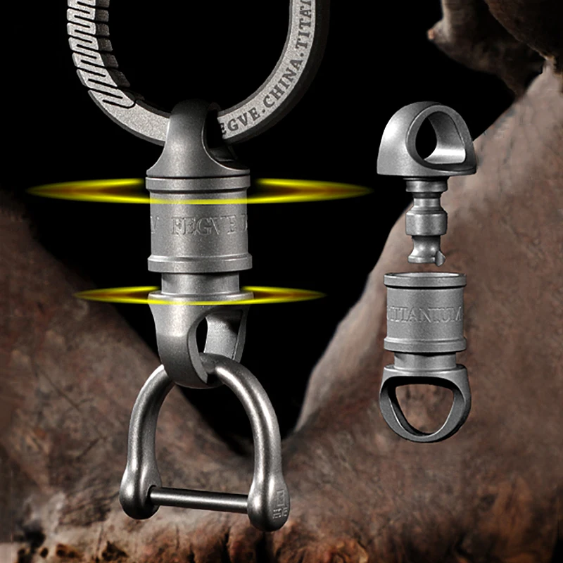 Titanium Key Chain Spin Rotary Connector for Car Key Ring Holder Quick Release Men EDC Quickdraw Keychain Buckle Tool Male Gift
Titanium Key Chain Spin Rotary Connector for Car Key Ring Holder Quick Release Men EDC Quickdraw Keychain Buckle Tool Male Gift