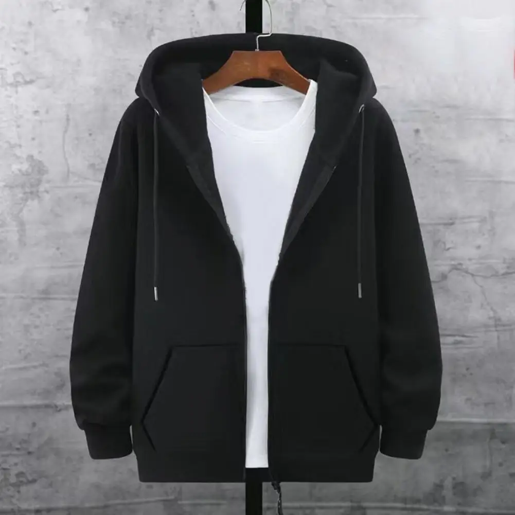Casual Trendy Men Hooded Jumper Stylish Men's Hooded Cardigan Warm Plus Velvet Sweater Casual Zipper Coat for Autumn/winter
Casual Trendy Men Hooded Jumper Stylish Men's Hooded Cardigan Warm Plus Velvet Sweater Casual Zipper Coat for Autumn/winter