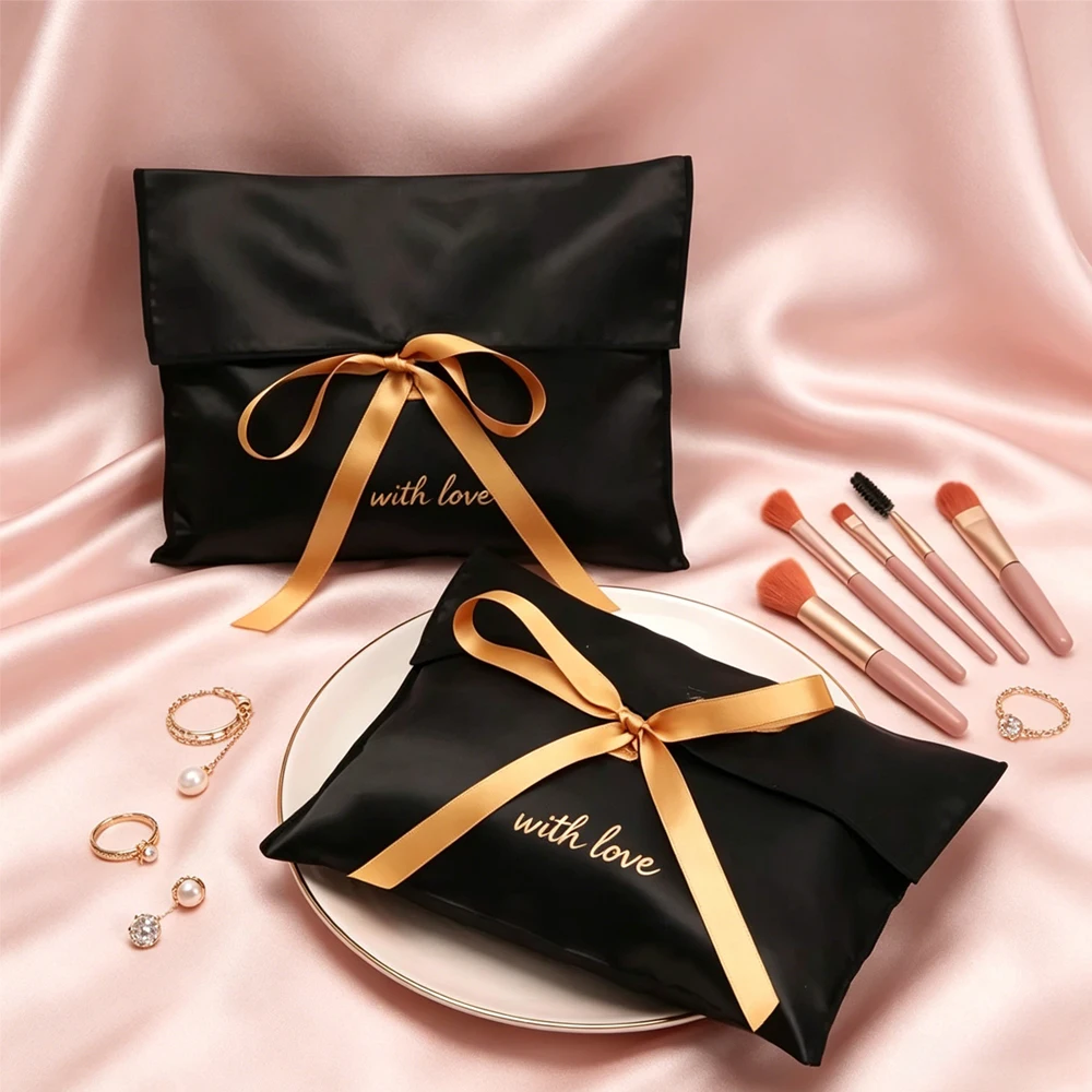 Bulk Personalization Jewelry Organizer Gift Bag Brand Silk Satin With Ribbon Packaging Pouches Wedding Favors For Rings Necklace
Bulk Personalization Jewelry Organizer Gift Bag Brand Silk Satin With Ribbon Packaging Pouches Wedding Favors For Rings Necklace