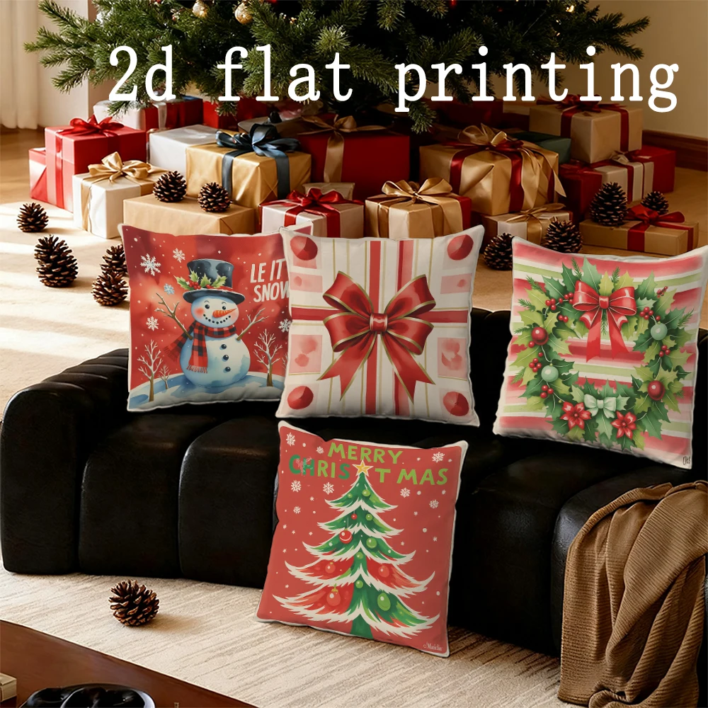 1 шт./4 шт. - рождественские наволочки с принтами снеговика и венка, квадратный чехол для подушки, современный декоративный чехол для дивана
1 шт./4 шт. - рождественские наволочки с принтами снеговика и венка, квадратный чехол для подушки, современный декоративный чехол для дивана