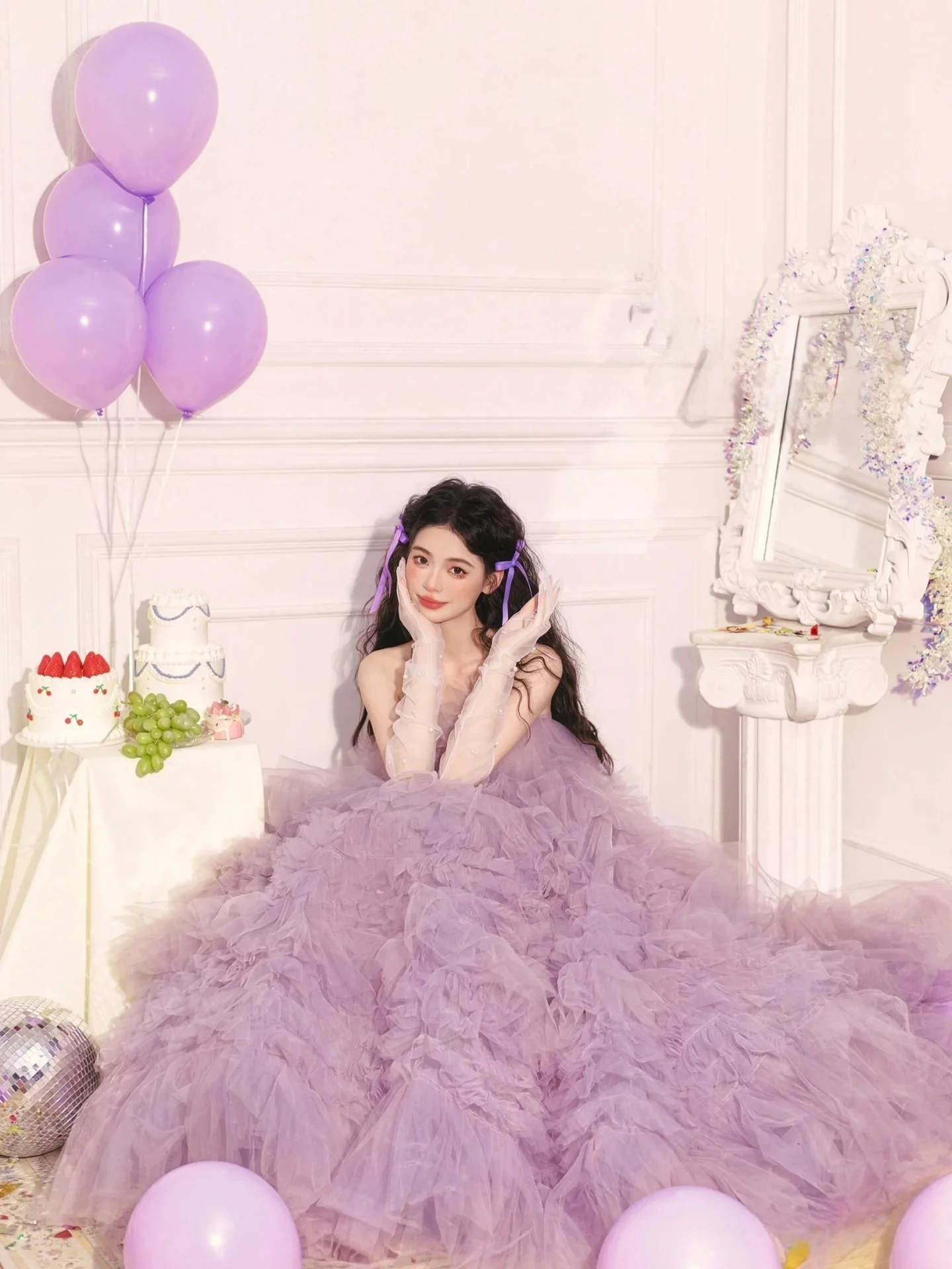 Dry Purple Tulle Dr Photoaphy Costume for Teenage Girls Artistic Portrait Photoaphy Wedding Dr Lightweight Skirt
Dry Purple Tulle Dr Photoaphy Costume for Teenage Girls Artistic Portrait Photoaphy Wedding Dr Lightweight Skirt