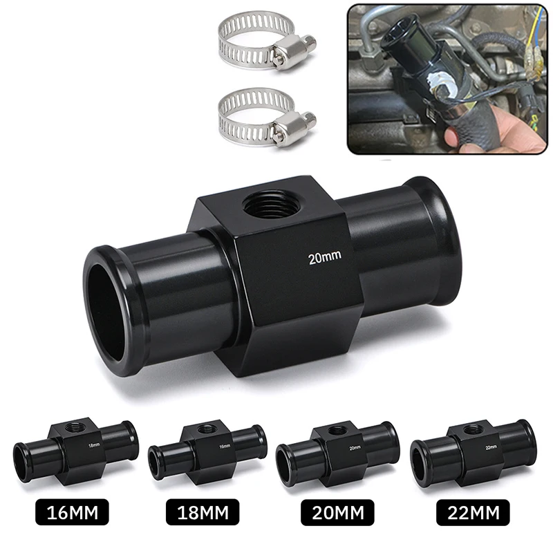Universal Motorcycle Water Temperature Sensor Adapter Joint Pipe Radiator Hose Adapter with Clamps 16mm-22mm for Moto Car
Universal Motorcycle Water Temperature Sensor Adapter Joint Pipe Radiator Hose Adapter with Clamps 16mm-22mm for Moto Car