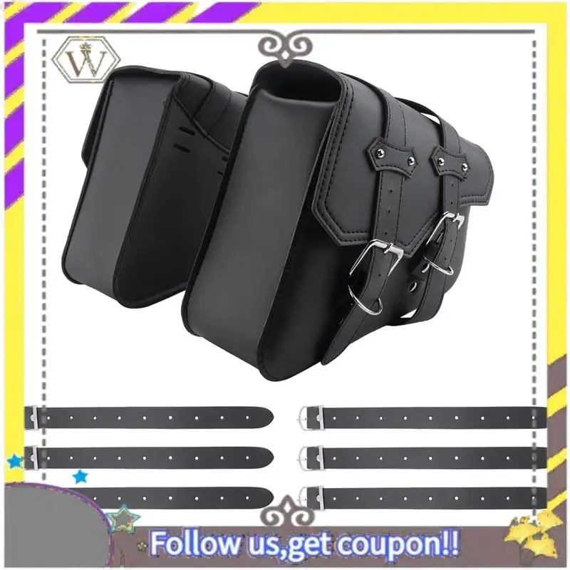 ABXV-2Pcs Universal Motorcycle Bags PU Leather Saddle Bag For Sportster XL883 XL1200 Cruiser Side Storage Tool Pouche
ABXV-2Pcs Universal Motorcycle Bags PU Leather Saddle Bag For Sportster XL883 XL1200 Cruiser Side Storage Tool Pouche